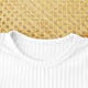 thumbnail image 5 of Camiseta de tirantes de cuello redondo para niños, primavera y verano, color liso, mangas abullonadas, manga corta, cuello redondo, camiseta para niños, camiseta de poliéster para niños., 5 of 5