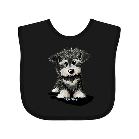 

Inktastic Schnauzer Pup Gift Baby Boy or Baby Girl Bib
