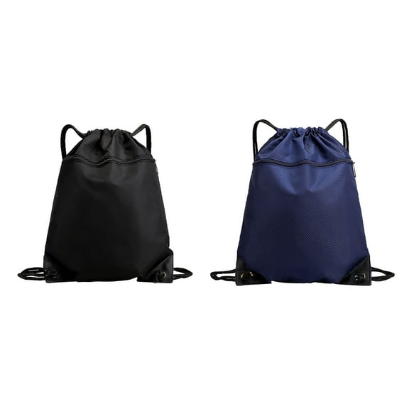 SUSHANG Mesh Drawstring Backpack Drawstring Bag Basketball Backpack Sports Gym Bag Men Basketball Mesh Bag Black and Blue Soccer Bag