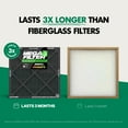 thumbnail image 4 of PuroAir Mega Filter - MERV 13 20x25x1 Air Filters for Home (2 pack), 4 of 9