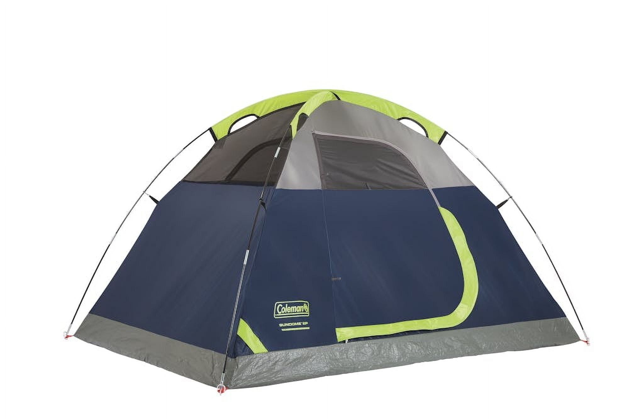 Coleman Sundome¬Æ 2-Person Camping Tent, WeatherTec rain