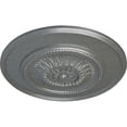 thumbnail image 3 of Ekena Millwork 23 1/2"OD x 2 3/4"P Floral Ceiling Medallion, Hand-Painted Platinum, 3 of 6