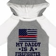 thumbnail image 4 of Inktastic Fireman Daddy is a Firefighter Boys or Girls Long Sleeve Baby Bodysuit, 4 of 5