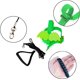 thumbnail image 5 of Diseño de entrenamiento ajustable antimordeduras, cuerda de nailon para pájaros con linda ala para loros, adecuado para escarlata, keck, mini guacamayo y pájaros del mismo tamaño (verde) JM, 5 of 5