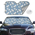 thumbnail image 2 of Fotbe Funny Chicken Car Windshield Sunshade | Sun Visor Protector Front Window Shade, Keeps Out UV Rays, Keeps Your Vehicle Cool-Small, 2 of 7