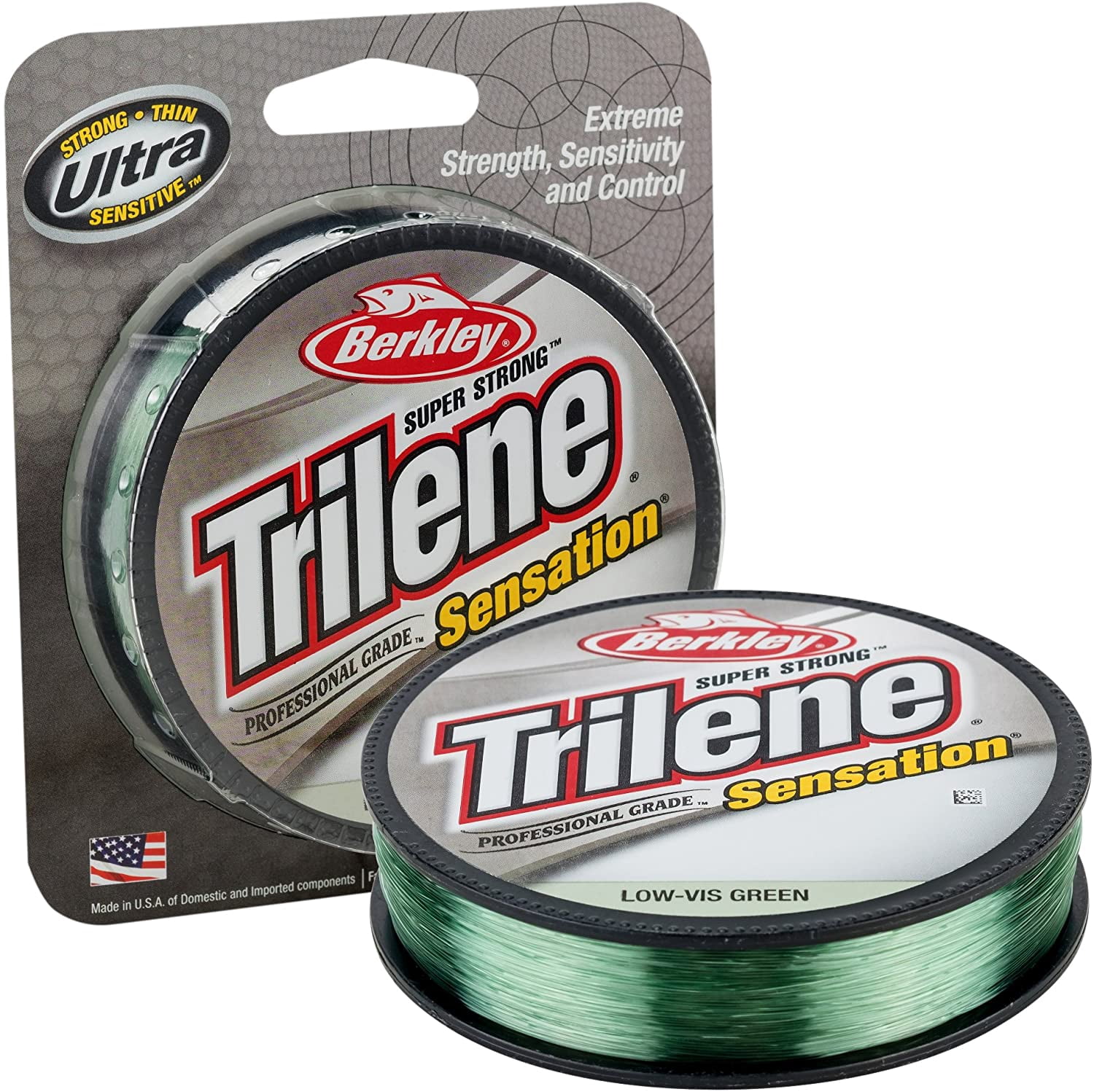 Berkley Trilene® Sensation, Low-Vis Green, 6lb | 2.7kg Fishing Line