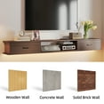 thumbnail image 6 of FloatiCasa 94-inch Floating TV Stand Wall-Mounted Console for TVs up to 100" Modern Entertainment Center with 2 Doors Floating Media Console, 6 of 13