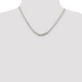 thumbnail image 5 of Solid 925 Sterling Silver Men's 4.65mm Flat Anchor Mariner Chain Necklace - with Secure Lobster Lock Clasp 18", 5 of 6