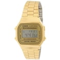 thumbnail image 2 of Casio A168WG-9 Reloj cronógrafo con iluminador de banda metálica dorada vintage para hombr Casio Casio, 2 of 2