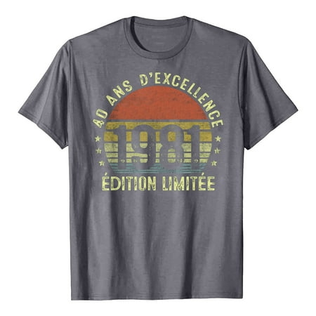 

Mrat Short Sleeve Round-Neck Blouses & Shirts Party Tops Men s Printed Round Neck Short Sleeve T-Shirt 1981 Top Short Sleeve Scrub Tops Men