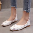 thumbnail image 3 of Vedolay 2023 Casual Shoes Women's Slip on Loafers Shoes Comfy Casual Flat Shoes,White 8.5, 3 of 5