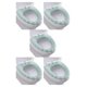 thumbnail image 2 of Bewildely 1 unidad de calentador y grueso para baño, cubierta de asiento de inodoro de tela lavable y estirable, almohadillas para Closestool, Type4 NO4 Bewildely CBP054627, 2 of 6