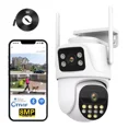 thumbnail image 1 of Cámara De Seguridad Exterior Wifi 8mp Doble Lente Y Pantalla, 1 of 8