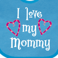 thumbnail image 4 of Inktastic I Love My Mommy- Hearts Boys or Girls Baby Bib, 4 of 4