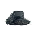 thumbnail image 3 of Chic Headwear Organza Floppy Church Hat - Black, 3 of 3