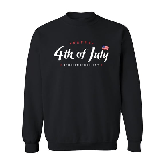 Fourth Of July U S A Vintage Sweatshirt Men -Image by Shutterstock, Male Medium