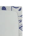 thumbnail image 3 of Ambesonne Emoji Fitted Sheet, Just Sayin' Phrase Winking, Queen Size, Ceil Blue White, 3 of 3