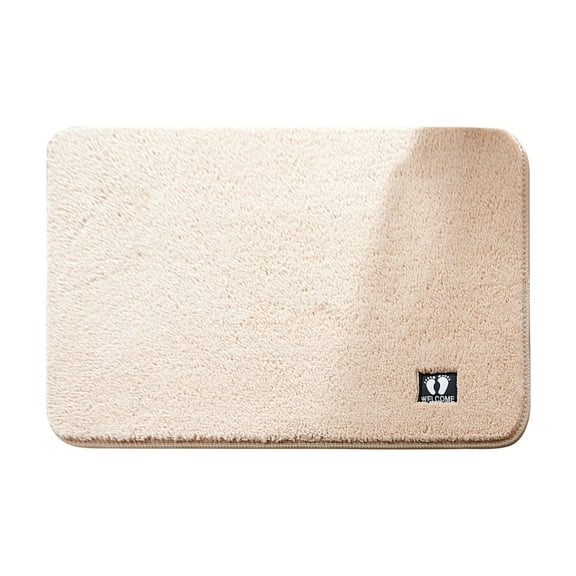 Beautynvta Bath Rug Mat, Thick Soft Absorbent Bath Mat, Quick Dry Microfiber Floor Mat, Non-Slip Plush Washable Shower Floor Rugs, for Living Room Bedroom Kitchen, 15.7''x23.6''