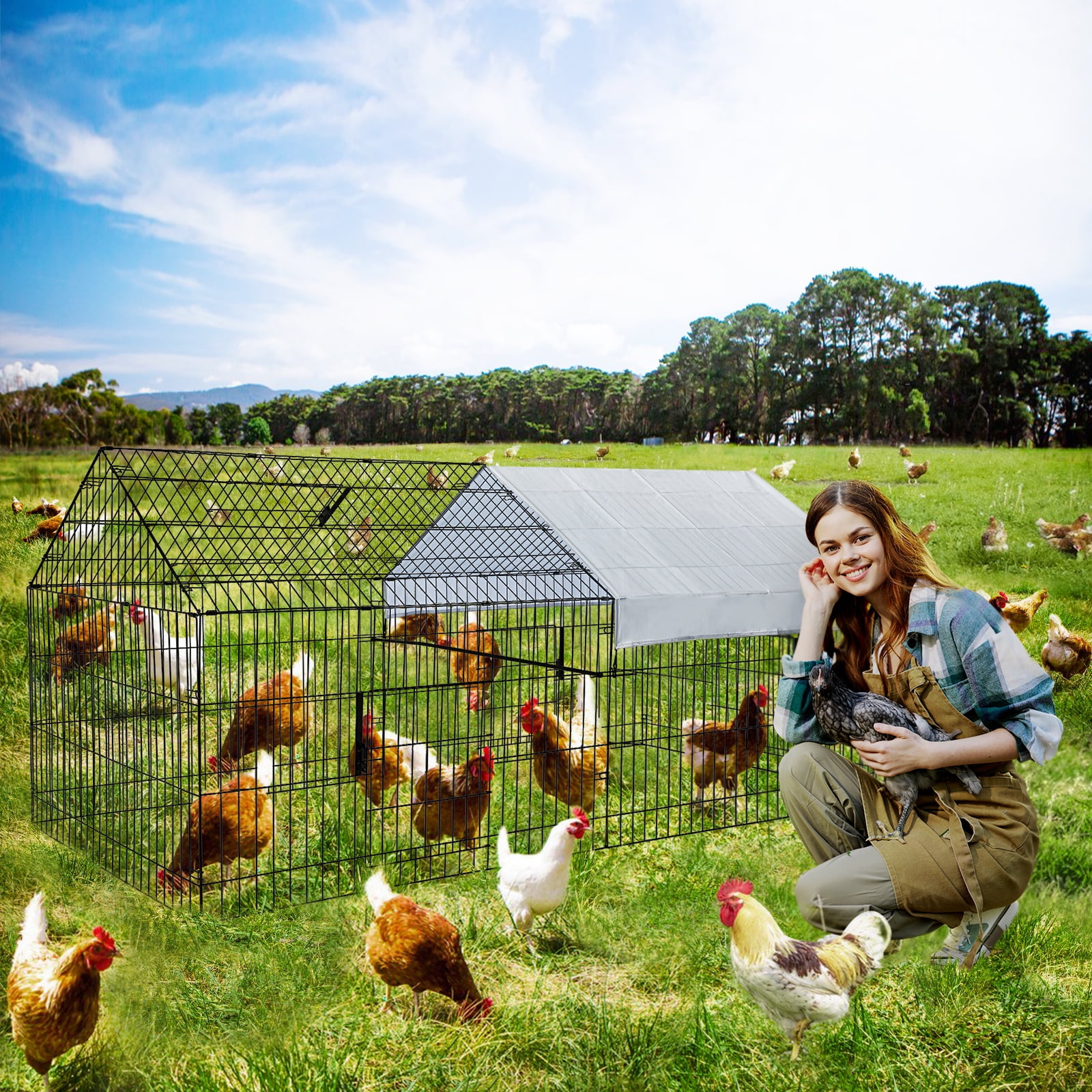 tooca metal chicken coop