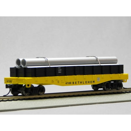 Lionel HO Scale Bethlehem Steel Gondola W/Pipe Load 2454100
