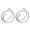 white, variant on QIQUWOHUL S925 Silve Double Nose Hoop Ring For Piercing Nose Hoop, Nose Ring Hoop For Women, Spiral Nose Hoop For Girls, Nostril Piercing Jewelry