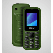 BLU Tank Mini T650 1.8" GSM Unlocked Dual-SIM Flashlight Cellphone - Green