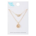 thumbnail image 3 of Time and Tru Women's Dainty Tree of Life Goldtone Necklace Set, 3 of 3
