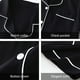 thumbnail image 5 of HITIME Pijama de Satín para Mujer Talla L, Conjunto de Short y Playera de Verano, Tela de Lujo Suave y Transpirable, Ideal para Dormir o Lounge, 5 of 9