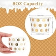 thumbnail image 3 of 60 Pcs Treat Snack Cups Gold Dessert Cups 9oz Disposable Paper Ice Cream Cups for Hot or Cold Food Container Birthday Christmas Party Supplies, 3 of 5