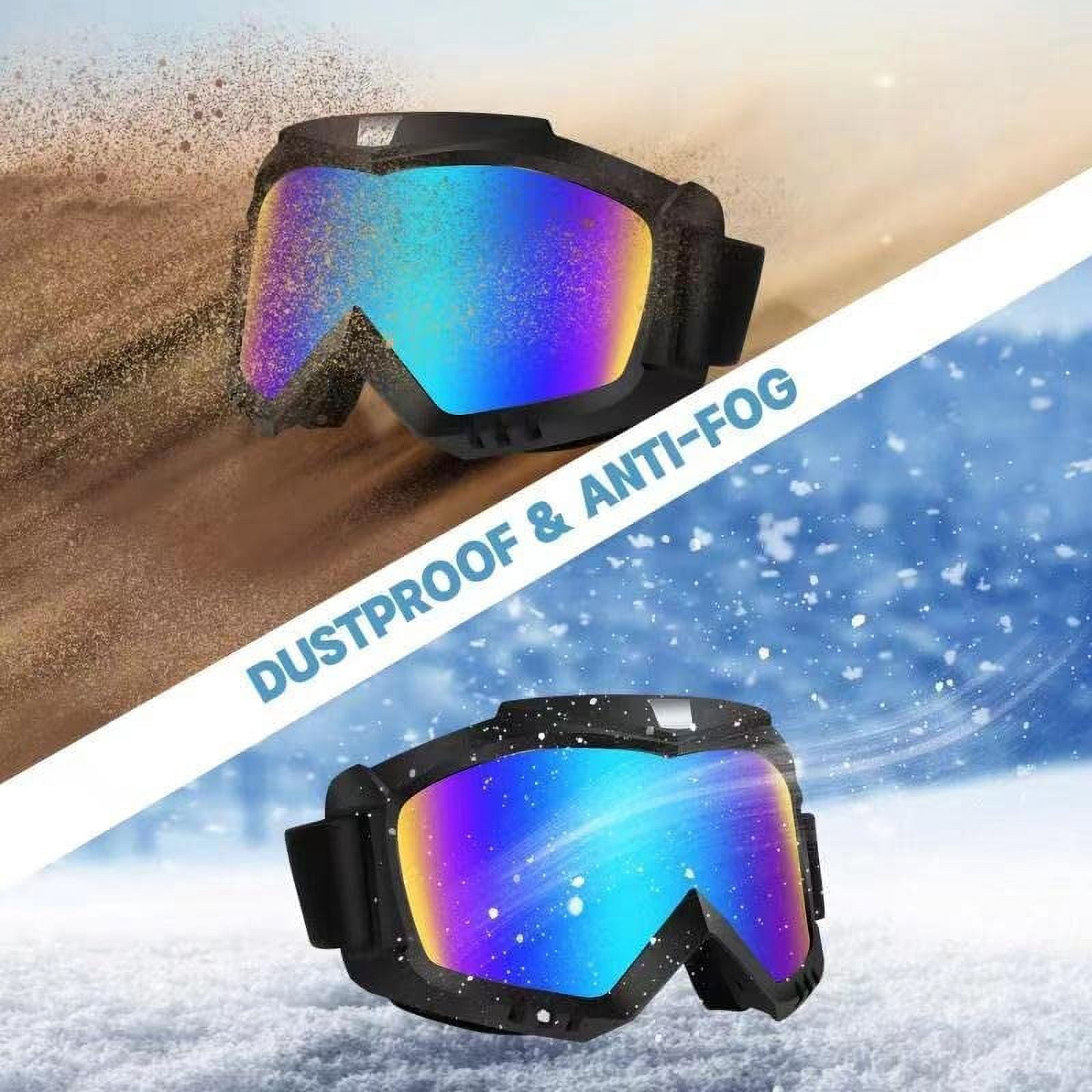 Totf Clear Vison Windproof & Snug Fit Motorcycle Googles for motorcycling