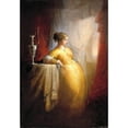thumbnail image 3 of William Rimmer 11x14 Black Modern Framed Museum Art Print Titled - At the Window (ca. 1870), 3 of 5