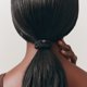 thumbnail image 5 of Set elástico Scrunchies Slip Silk Skinny Black (4), 5 of 6
