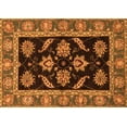 thumbnail image 1 of Ahgly Company Indoor Rectangle Oriental Orange Traditional Area Rugs, 2' x 3', 1 of 4