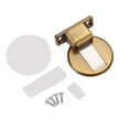thumbnail image 2 of deevoka Floor Suction Door Stopper Adhesive or Screw Mount Heavy Duty Wall Protector Yellow Bronze, 2 of 9