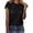 Black, variant on Tittly T Shirts for Women Womens Tops Women's Shirt Short Sleeve Casual Blouse Tunic New Years Eve Outfits Women Womens Summer Tops Graphic Tees White S