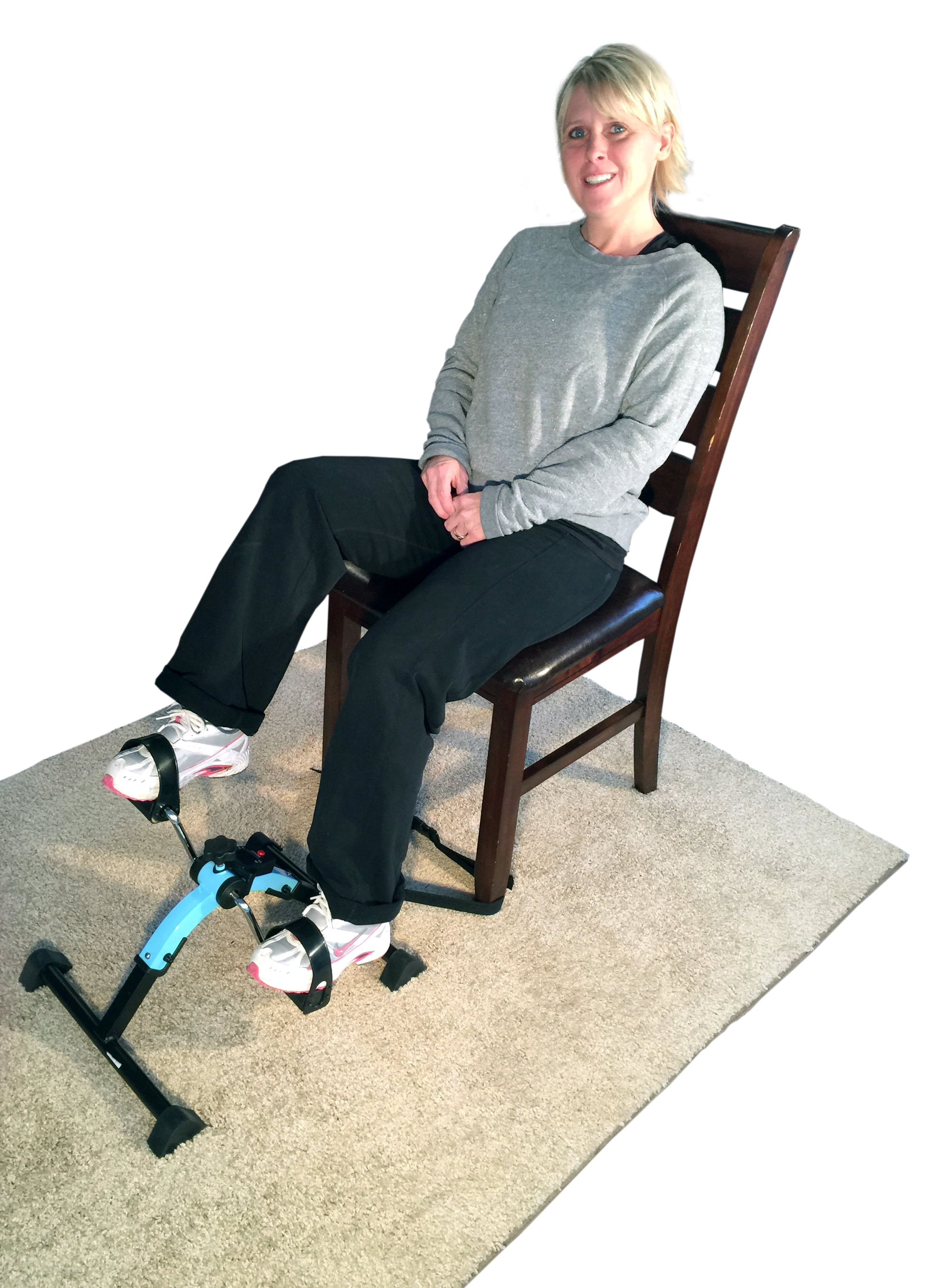 Platinum Fitness Fit Sit Deluxe Folding Pedal Exerciser Leg - Main Image