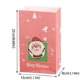 thumbnail image 3 of SMKE Christmas Treat Bags,Small Xmas Gift Paper Bags For Holiday Wrapping,Mini Treat Bags Gifts Wrapping Bags,Candy Bags For Party Favors,Holidays,Events,Festive Goodie Bags For Families Santa A, 3 of 6