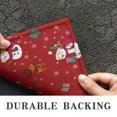 thumbnail image 6 of Red Christmas Snowman Pattern Door Rugs,Washable Non Slip Door Mats Indoor,Decorative Door Mats,Entry Mat Indoor for Entrance,Bedroom,Kitchen,Bathroom,17"x30", 6 of 6