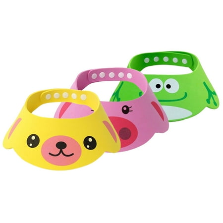 

RAOx Cartoon Animal Baby Bath Shower Shampoo Visor Kids Hair Washing Eye Shield Cap