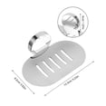 thumbnail image 2 of LOLIPPYY Wall Mounted Stainless Steel Soap Dish with Drainage for Bathroom Shower and Kitchen, 2 of 7