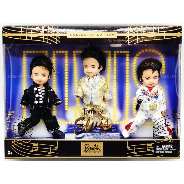 Barbie Tommy As Elvis Dolls Set Collector Edition 2003 Mattel No