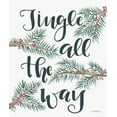thumbnail image 2 of Chavez, April 15x17 White Modern Wood Framed Museum Art Print Titled - Jingle All the Way, 2 of 4