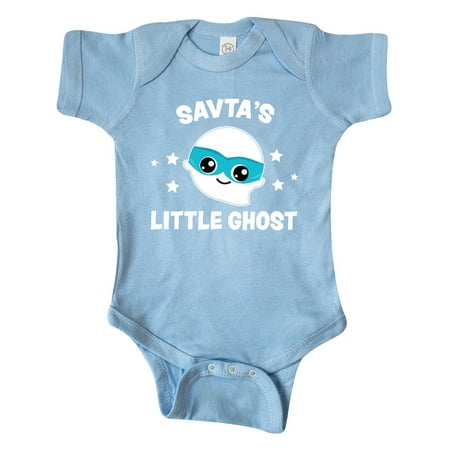 

Inktastic Cute Savta s Little Ghost with Stars Gift Baby Boy or Baby Girl Bodysuit