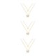 thumbnail image 5 of Sonducket Collar de plata de ley 925 simple y exquisito con mariposas dobles y mano de obra es oro fino Type1 NO1, 5 of 6
