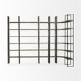 thumbnail image 5 of Black Iron Framed Wooden Shelving Unit, 5 of 5