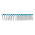 thumbnail image 1 of EeaseCA Stainless Steel Dog Cat Shedding Comb Pet Grooming Trimming Comb with Different Spaced Teeth (Blue), 1 of 8