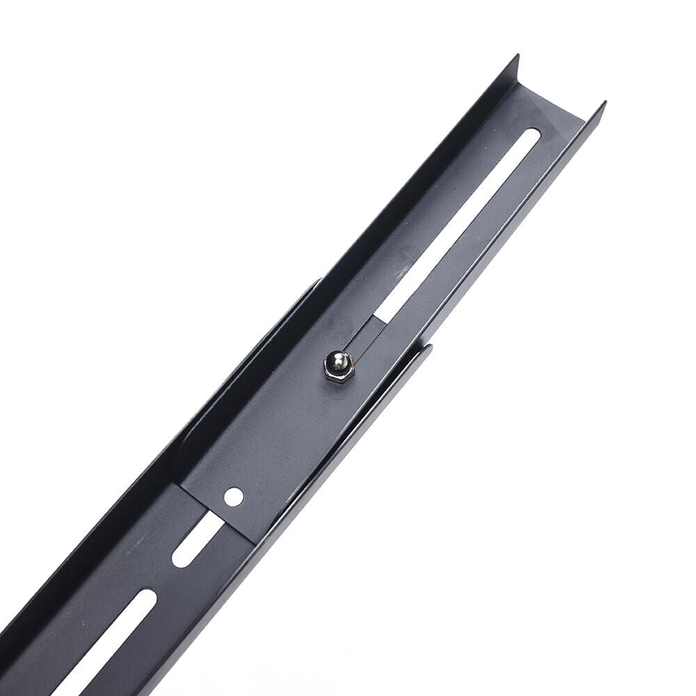 Black Wall Mounted Microwave Bracket, Foldable Stainless Steel Shelf, 1 Pair of Microwave Brackets 201 Stainless Steel