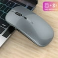thumbnail image 2 of GJX Wireless Mouse Bluetooth Mouse Computer Mouse,Gray, 2 of 3