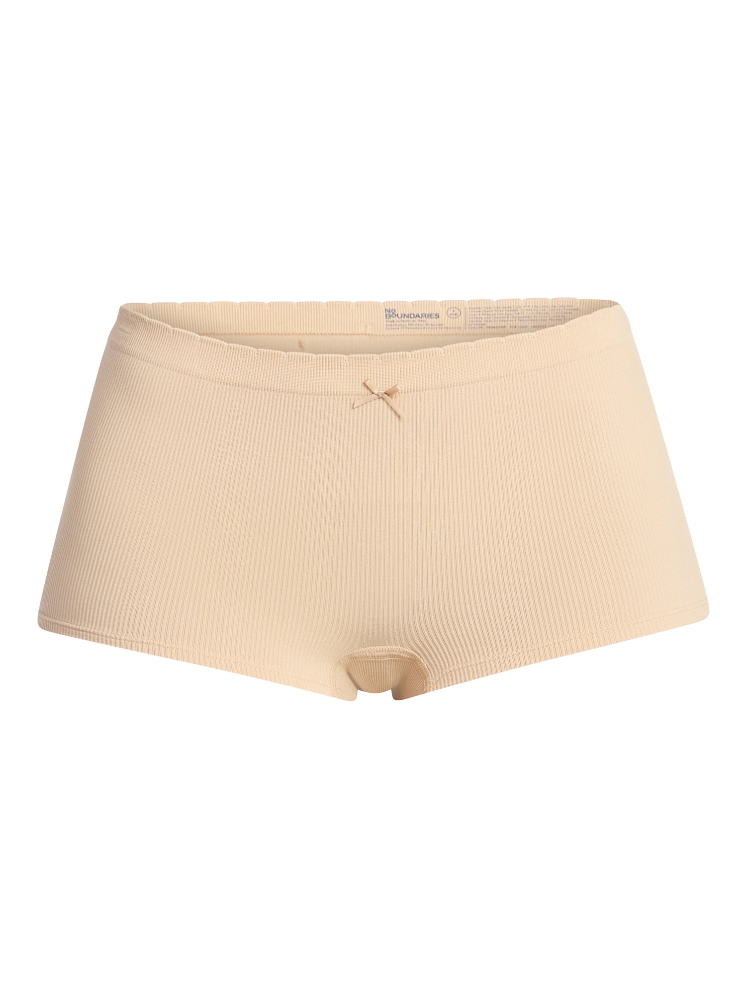 No Boundaries Seamless Boyshort Panties, 3-Pack, Women's XS-XXXL