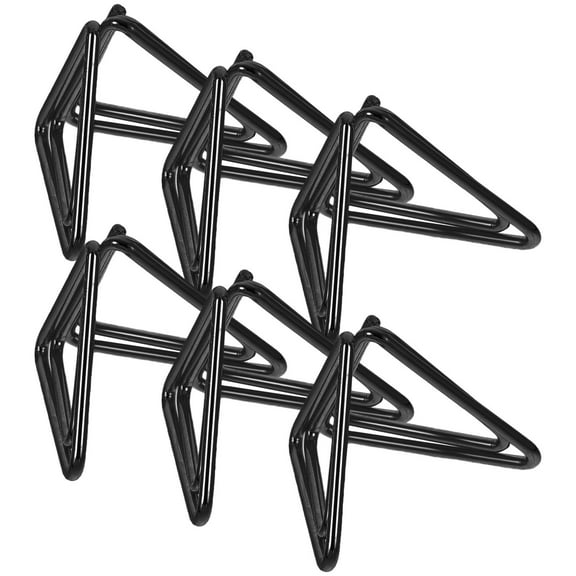 LEORX 6Pcs Wedding Table Number Holders Black Metal Place Card Holders Holds Memo or Photo